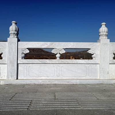 2021年草白玉欄桿定制 源頭工廠的專業石材加工與安裝服務